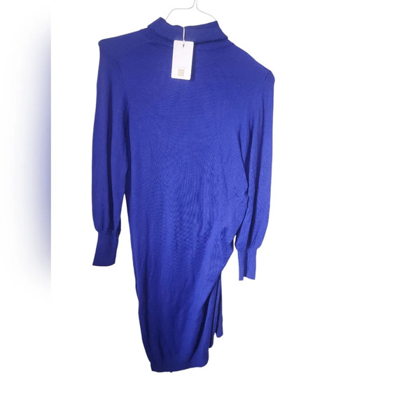 New Ted Baker London Aavvaa Knitted‎ Dress wRouched Side Detail 3 (M) - Picture 6 of 7